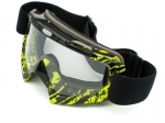 Moto okuliare cross/enduro čierno žlté