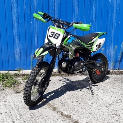 Pitbike XMOTOS – XB38 125cc 4t 17/14 E-START zelený- najazdené cca 10mth