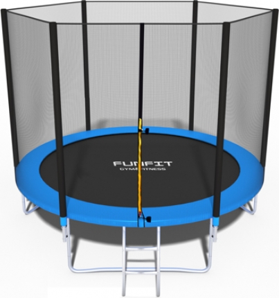 Trampolína Funfit 252cm + ochranná sieť + rebrík