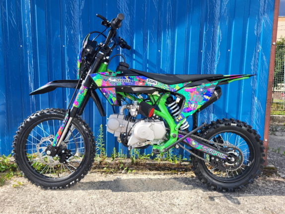 Pitbike APAQ ATOM 125ccm 17“/14"  E-START + svetlo